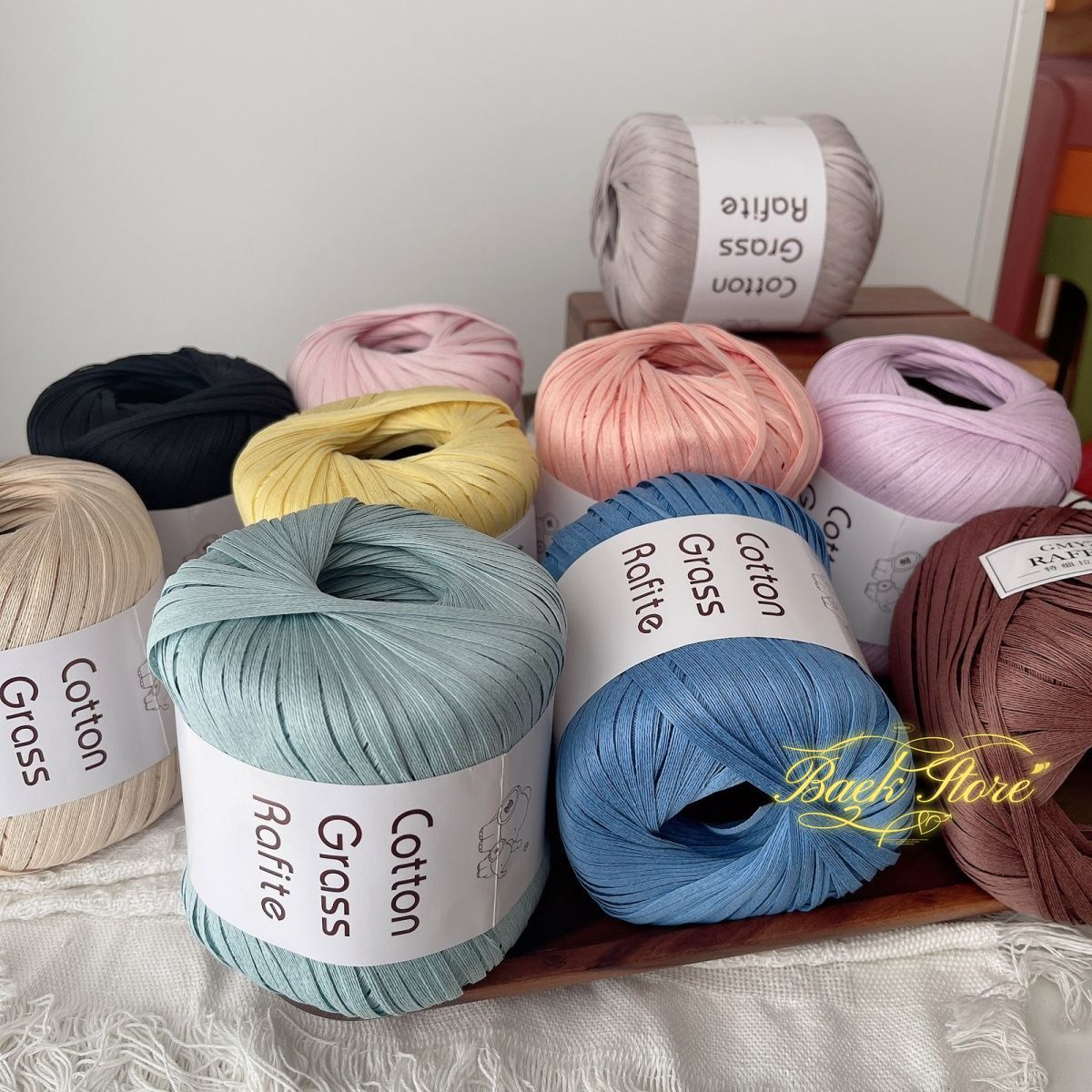 102 メートル/ロールマルチカラーラフィア糸 DIY 手編 - Crochet Bag Raffia のレビューと価格