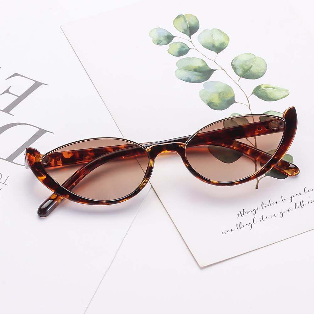 ヴィンテージスモールサイズ男女兼用ハーフフレームサングラスキ - Sunglasses Cat Eye のレビューと価格
