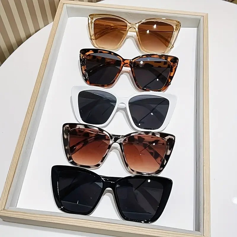 5 個の女性用ヴィンテージキャットアイサングラス、プラスチッ - Sunglasses Cat Eye のレビューと価格