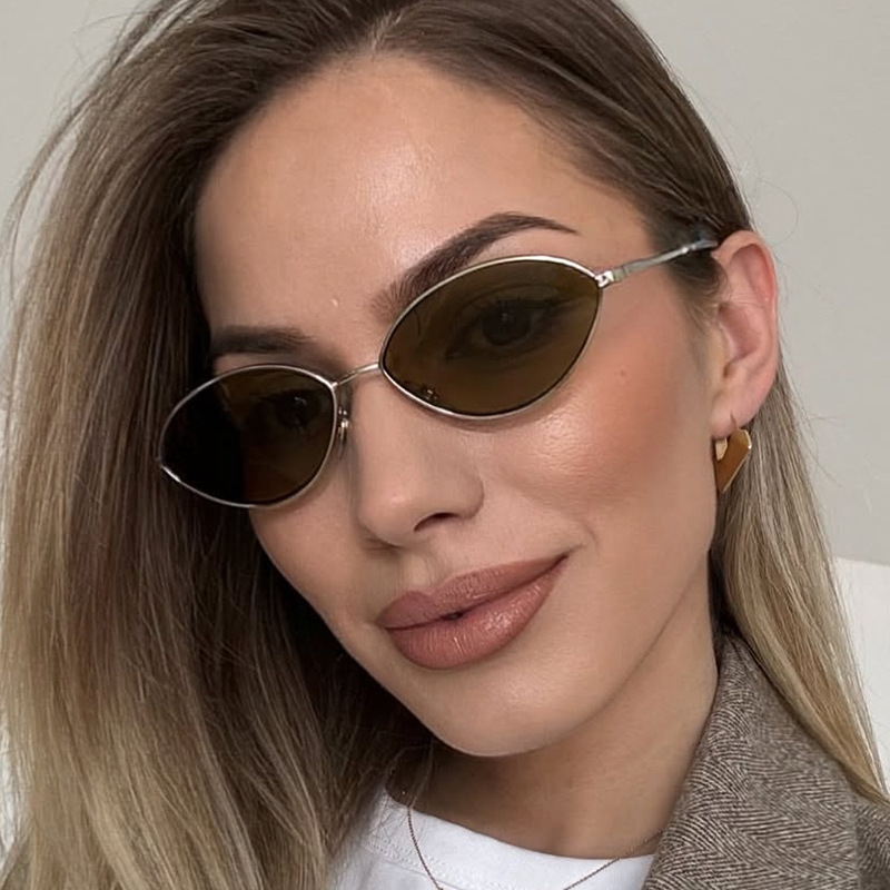 レトロなキャットアイ女性用サングラス、ブランドデザイン、オー - Sunglasses Cat Eye のレビューと価格